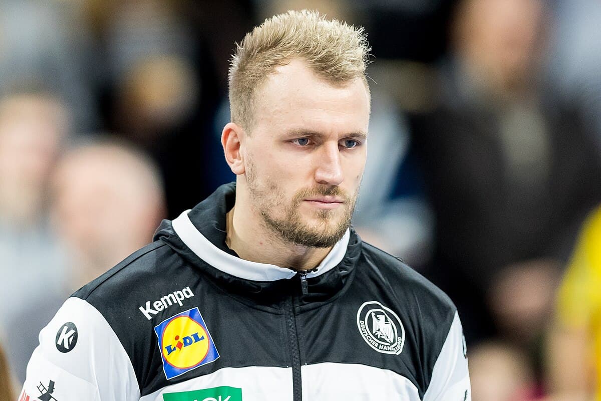Handball player close-up
